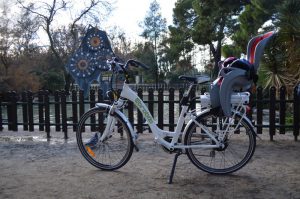Bicicletas eléctricas en el Parque Grande